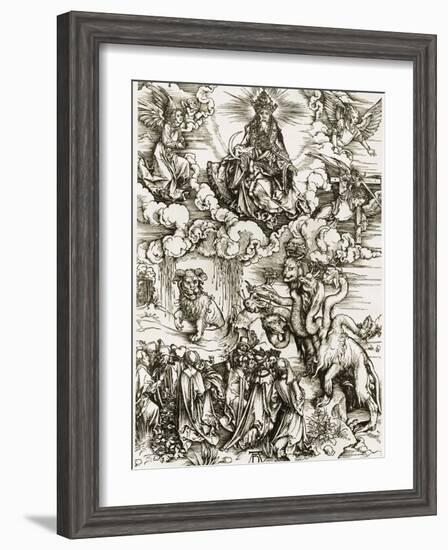 The Whore of Babylon-Albrecht Dürer-Framed Giclee Print