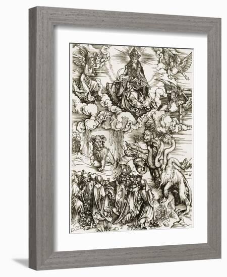 The Whore of Babylon-Albrecht Dürer-Framed Giclee Print
