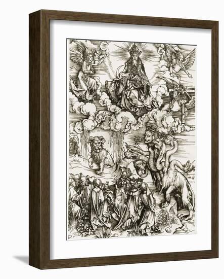 The Whore of Babylon-Albrecht Dürer-Framed Giclee Print