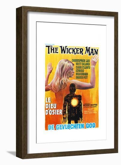 The Wicker Man, (aka Le Dieu D'osier), Belgian poster, 1973-null-Framed Premium Giclee Print