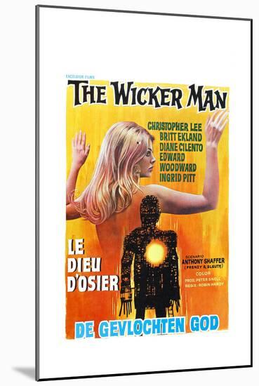 The Wicker Man, (aka Le Dieu D'osier), Belgian poster, 1973-null-Mounted Premium Giclee Print