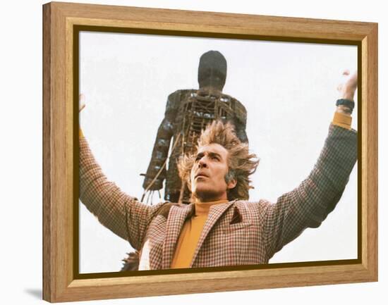 The Wicker Man, Christopher Lee, 1973-null-Framed Stretched Canvas