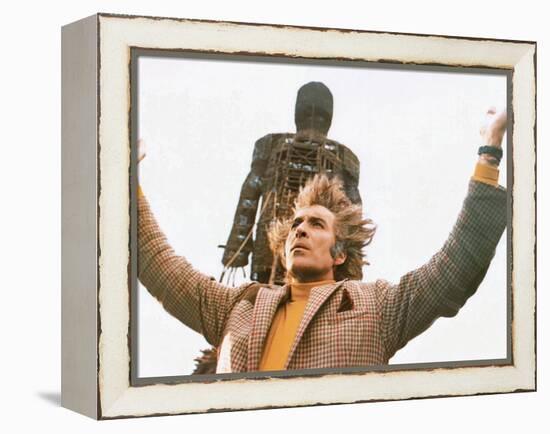 The Wicker Man, Christopher Lee, 1973-null-Framed Stretched Canvas