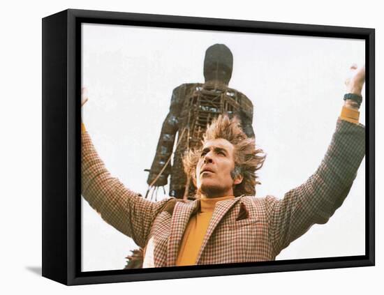 The Wicker Man, Christopher Lee, 1973-null-Framed Stretched Canvas