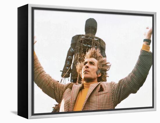 The Wicker Man, Christopher Lee, 1973-null-Framed Stretched Canvas