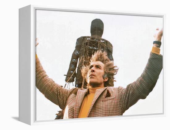 The Wicker Man, Christopher Lee, 1973-null-Framed Stretched Canvas