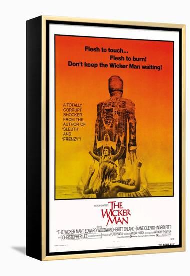 The Wicker Man, Diane Cilento, Christopher Lee, Britt Ekland, 1973-null-Framed Stretched Canvas