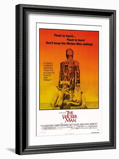 The Wicker Man, Diane Cilento, Christopher Lee, Britt Ekland, 1973-null-Framed Art Print