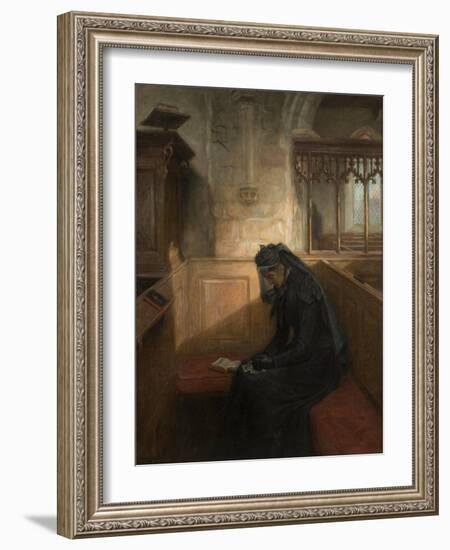 The Widow, 1899-Ralph Hedley-Framed Giclee Print