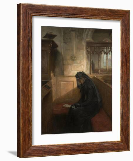 The Widow, 1899-Ralph Hedley-Framed Giclee Print