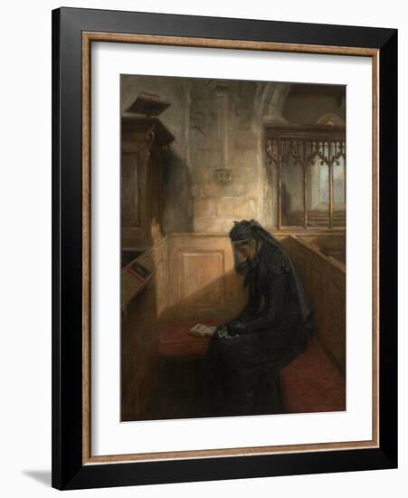 The Widow, 1899-Ralph Hedley-Framed Giclee Print