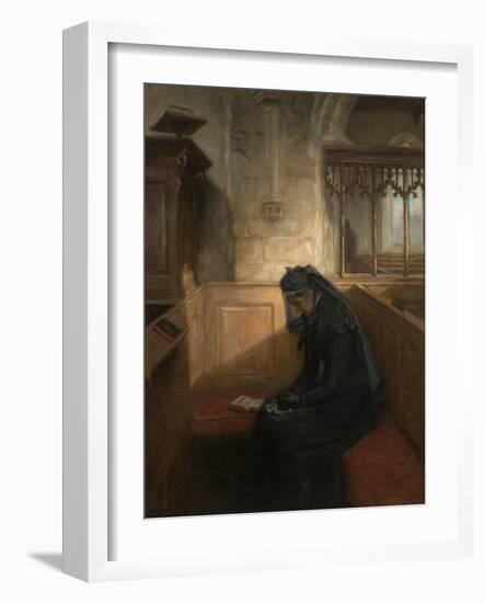 The Widow, 1899-Ralph Hedley-Framed Giclee Print