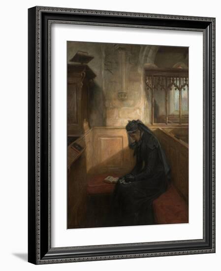 The Widow, 1899-Ralph Hedley-Framed Giclee Print