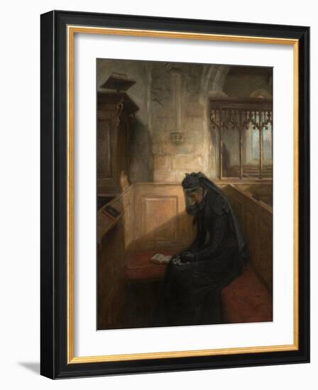 The Widow, 1899-Ralph Hedley-Framed Giclee Print