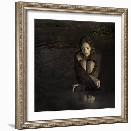 The Widow-Istvan Kadar-Framed Photographic Print