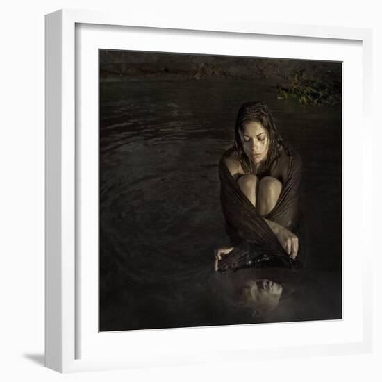 The Widow-Istvan Kadar-Framed Photographic Print