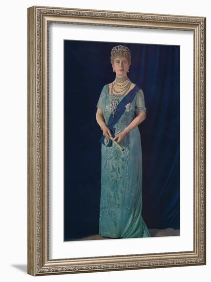 'The Widowed Queen: Her Majesty Queen Mary', 1936-Unknown-Framed Giclee Print