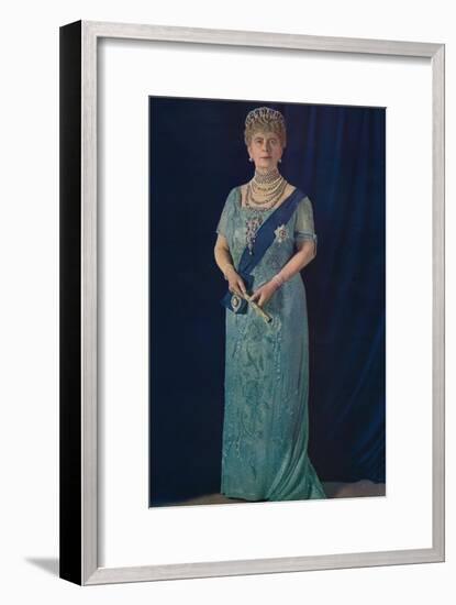 'The Widowed Queen: Her Majesty Queen Mary', 1936-Unknown-Framed Giclee Print