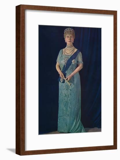 'The Widowed Queen: Her Majesty Queen Mary', 1936-Unknown-Framed Giclee Print