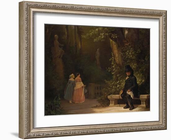 The Widower, 1844-Carl Spitzweg-Framed Giclee Print