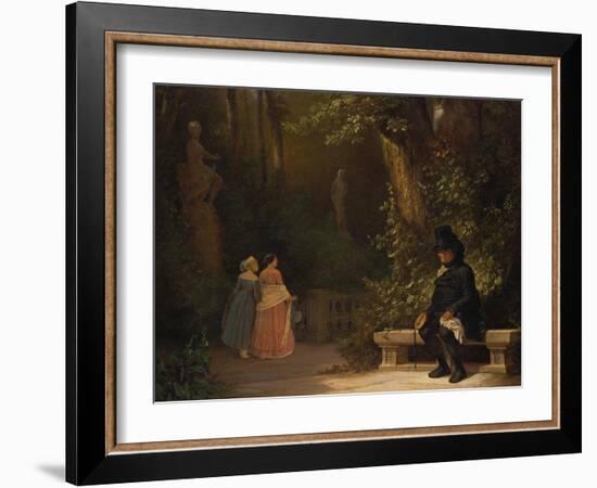 The Widower, 1844-Carl Spitzweg-Framed Giclee Print