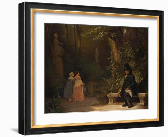 The Widower, 1844-Carl Spitzweg-Framed Giclee Print