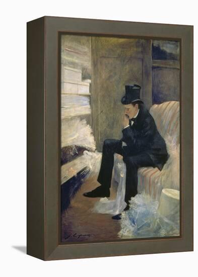 The Widower-Jean Louis Forain-Framed Premier Image Canvas