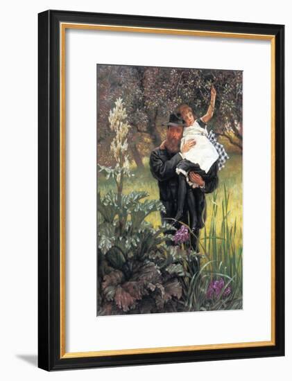 The Widower-James Tissot-Framed Art Print