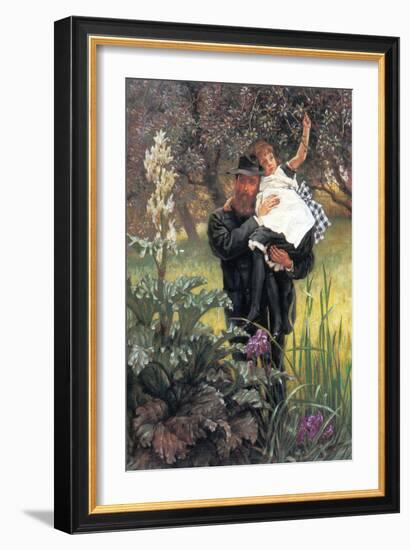 The Widower-James Tissot-Framed Art Print