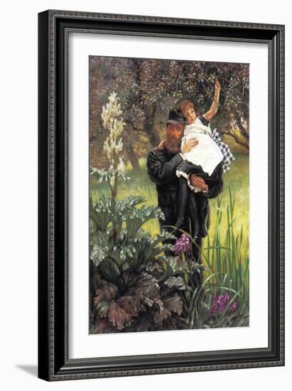 The Widower-James Tissot-Framed Art Print