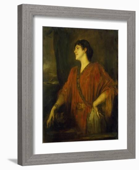 The Wife of Franz von Stuck as Salome. 1894-Franz Von Lenbach-Framed Giclee Print