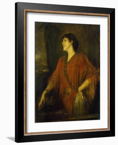 The Wife of Franz von Stuck as Salome. 1894-Franz Von Lenbach-Framed Giclee Print