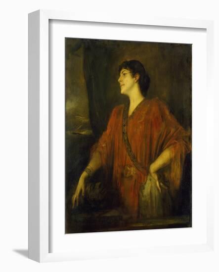 The Wife of Franz von Stuck as Salome. 1894-Franz Von Lenbach-Framed Giclee Print