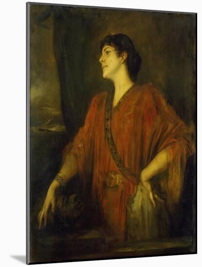 The Wife of Franz von Stuck as Salome. 1894-Franz Von Lenbach-Mounted Giclee Print