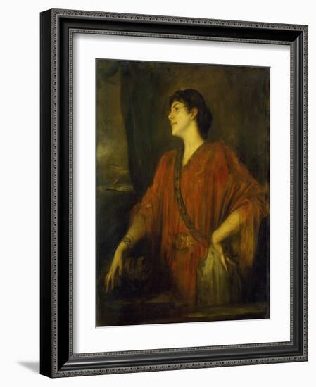 The Wife of Franz von Stuck as Salome. 1894-Franz Von Lenbach-Framed Giclee Print