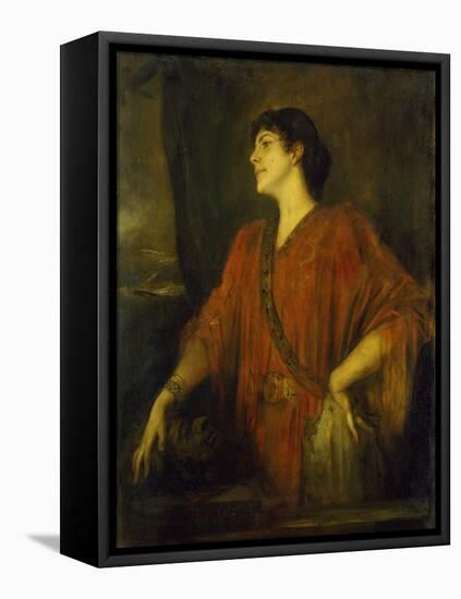 The Wife of Franz von Stuck as Salome. 1894-Franz Von Lenbach-Framed Premier Image Canvas