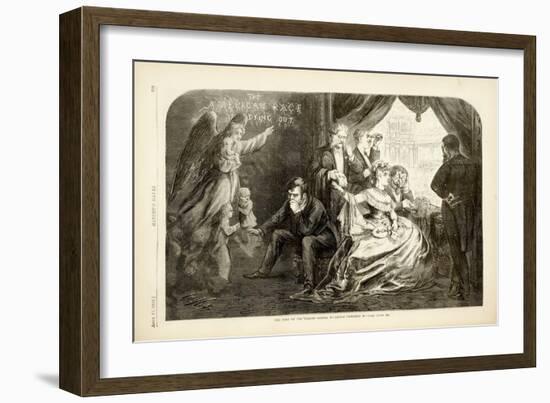 The Wife of the Period - Suffer No Little Children to Come Unto Me, 1869-Thomas Nast-Framed Giclee Print
