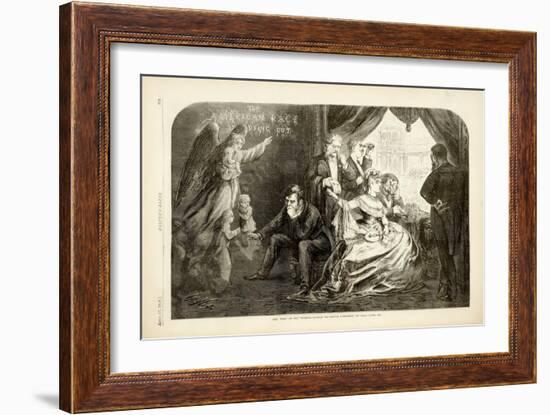 The Wife of the Period - Suffer No Little Children to Come Unto Me, 1869-Thomas Nast-Framed Giclee Print