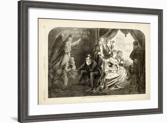 The Wife of the Period - Suffer No Little Children to Come Unto Me, 1869-Thomas Nast-Framed Giclee Print