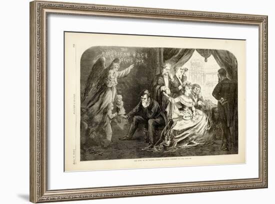 The Wife of the Period - Suffer No Little Children to Come Unto Me, 1869-Thomas Nast-Framed Giclee Print