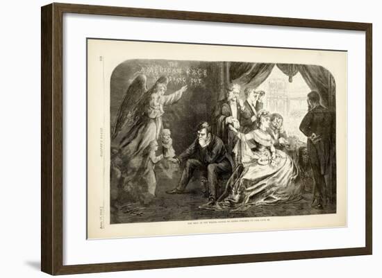 The Wife of the Period - Suffer No Little Children to Come Unto Me, 1869-Thomas Nast-Framed Giclee Print