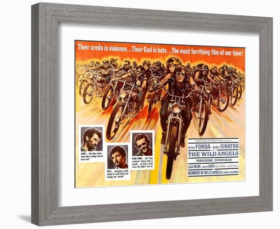 The Wild Angels, 1966-null-Framed Art Print