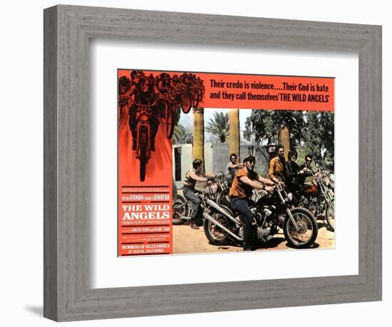 The Wild Angels, Peter Fonda, 1966-null-Framed Premium Giclee Print