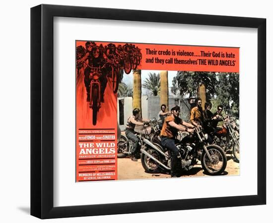 The Wild Angels, Peter Fonda, 1966-null-Framed Premium Giclee Print