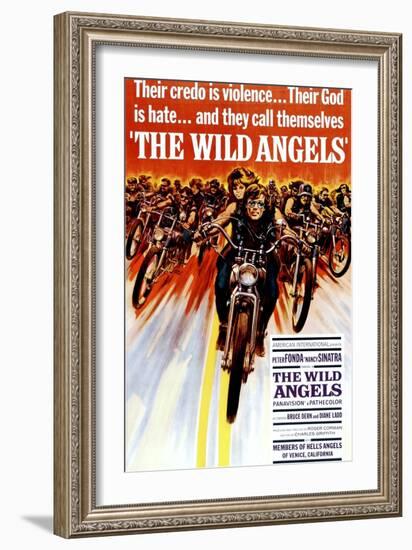 The Wild Angels, Peter Fonda, Nancy Sinatra, 1966-null-Framed Art Print