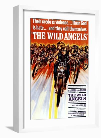 The Wild Angels, Peter Fonda, Nancy Sinatra, 1966--Framed Art Print