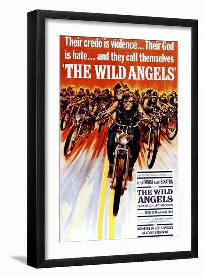 The Wild Angels, Peter Fonda, Nancy Sinatra, 1966-null-Framed Premium Giclee Print