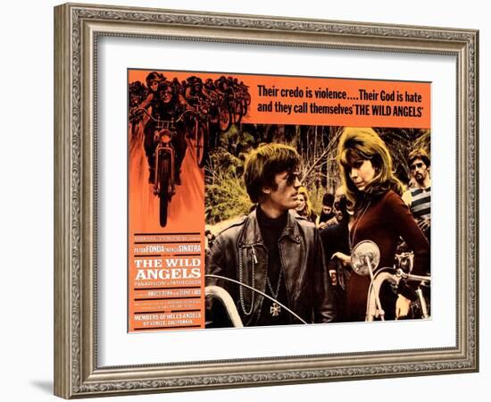 The Wild Angels, Peter Fonda, Nancy Sinatra, 1966-null-Framed Art Print