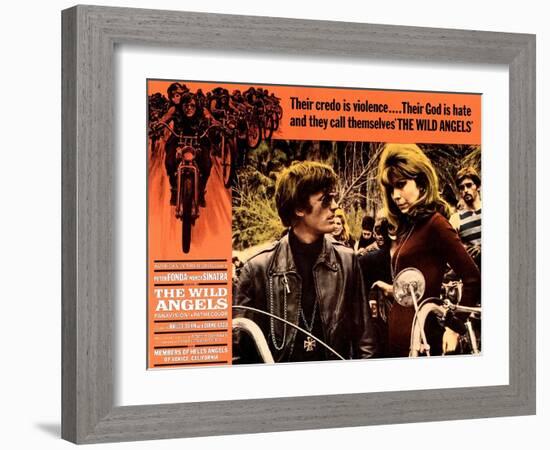 The Wild Angels, Peter Fonda, Nancy Sinatra, 1966-null-Framed Art Print