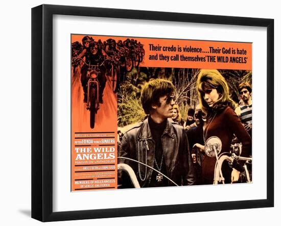 The Wild Angels, Peter Fonda, Nancy Sinatra, 1966-null-Framed Art Print